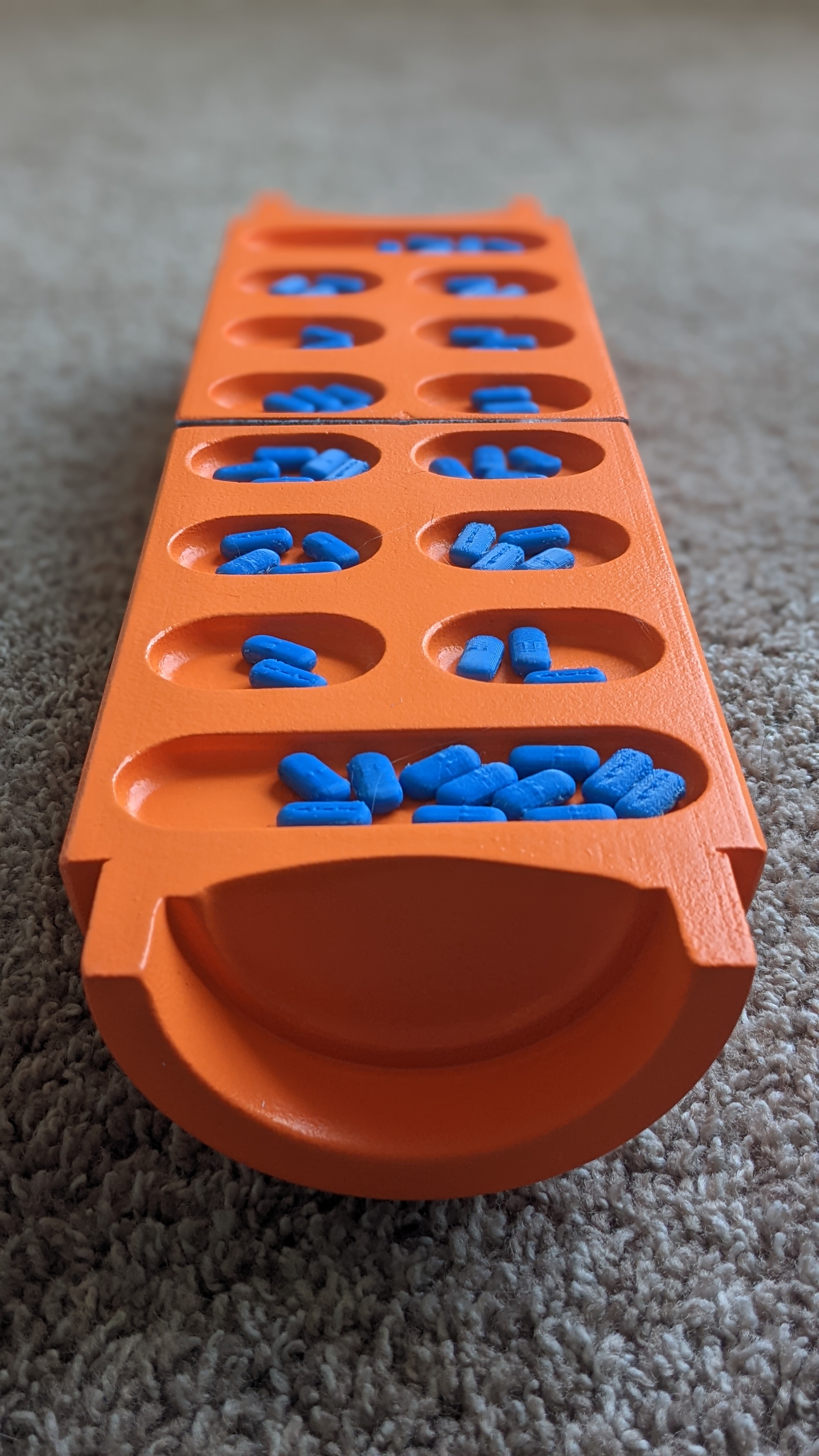 Family Game Night - Mancala Game Setup