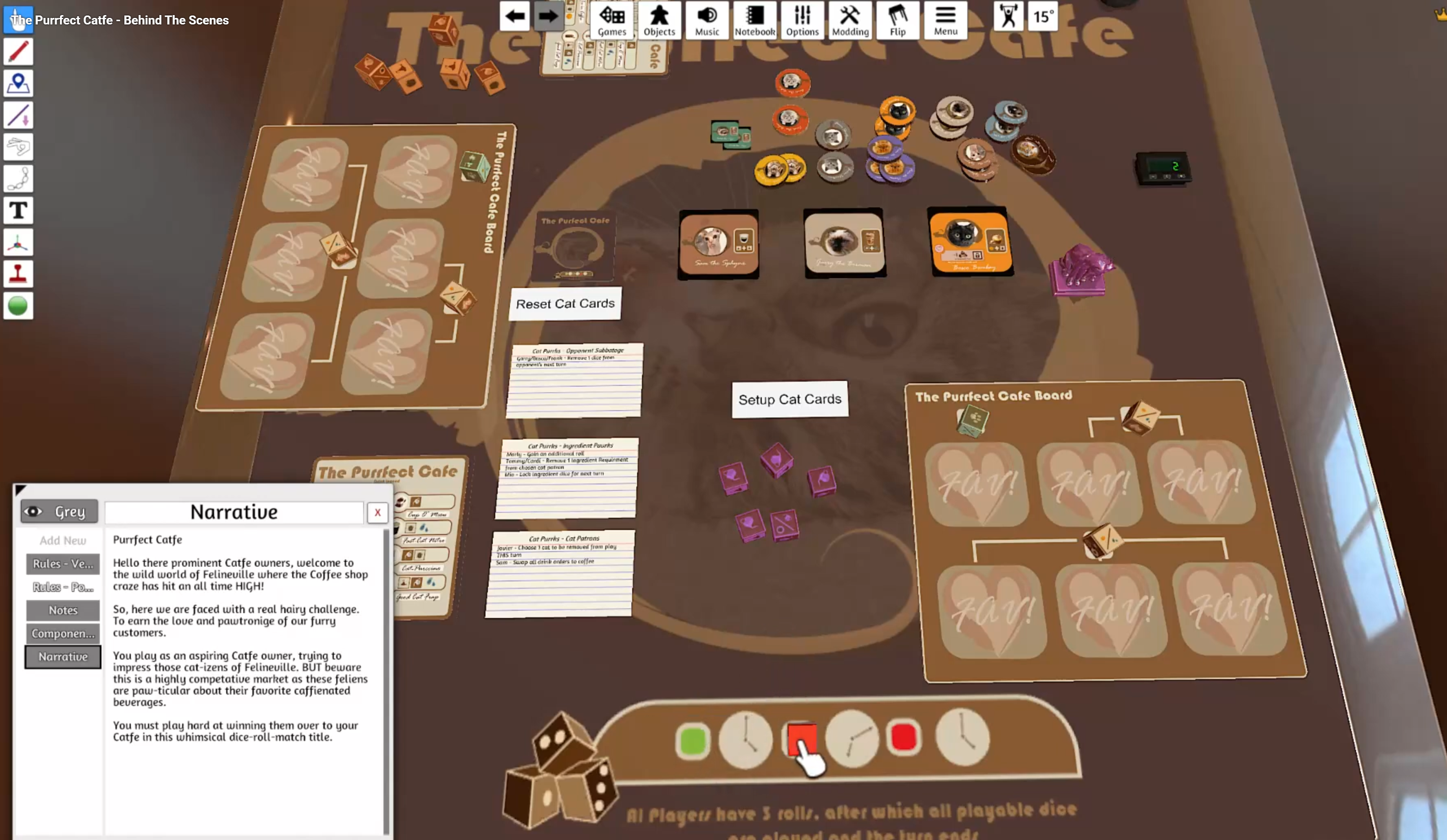 The Purrfect Catfe - Behind the Scenes